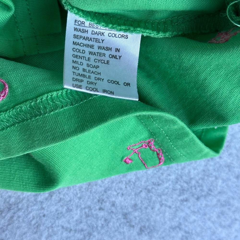 Masters Kid Green Polo Golf Logo Size XS - Picture 8 of 9
